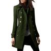 Autumn and Winter Woolen Coat Women's Double-breasted Casual Nizi Jacket Woolen Women's Clothing