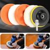 6pcs/set Universal Car Polishing Pad Kit 3/4/5/6/7 Inch Car Repair Tools Auto Detailing Waxing