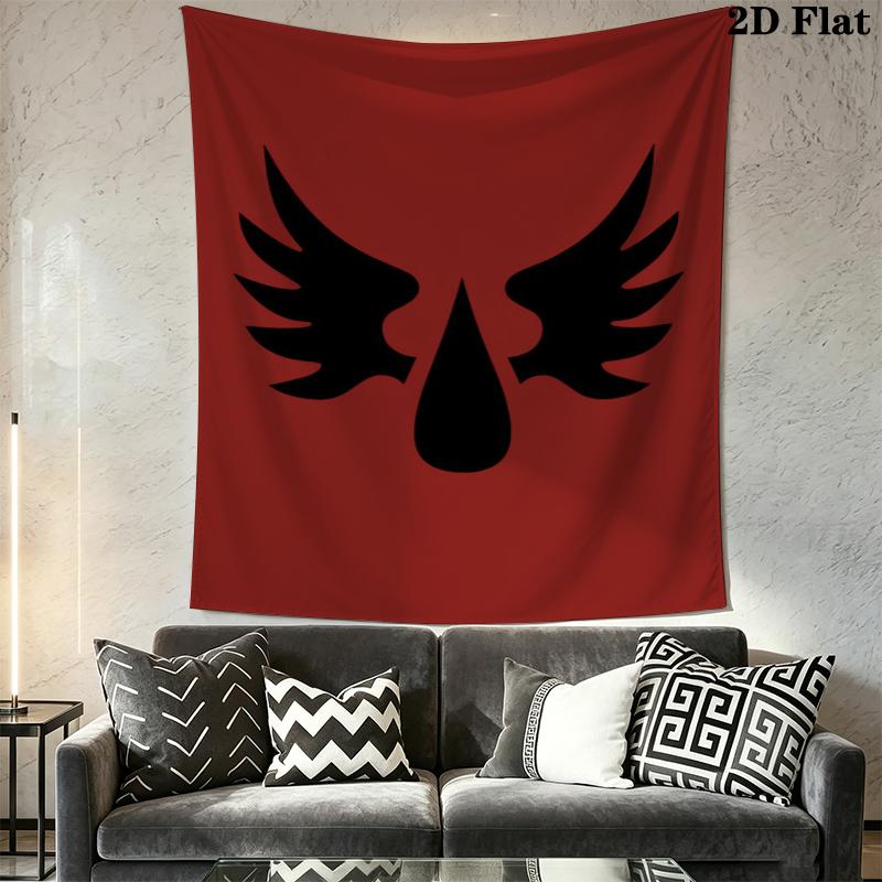Blood Angels cool Wandteppich Ästhetischer Wandbehang Bedruckter Stoffdecke Dekorative Wandteppiche für Schlafzimmer Wohnzimmer Heimdekoration