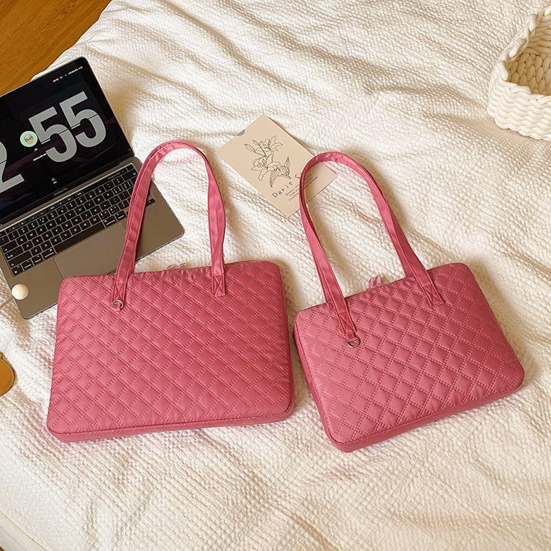 

TS JYL laptop bag,Korean INS Cute Girl Laptop Case 14 Inch Quilted 11 Inch iPad Sleeve 14 inches красный