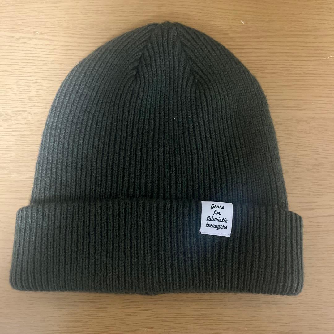 Used HUMAN MADE ribbed knit hat