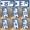 Personalised Football Number Name Case For Oneplus 10T 11 8T 9R 9RT 10R 8 9 10 Pro Nord 3 2 2T N10 N20 N30 CE 2 Lite Cover