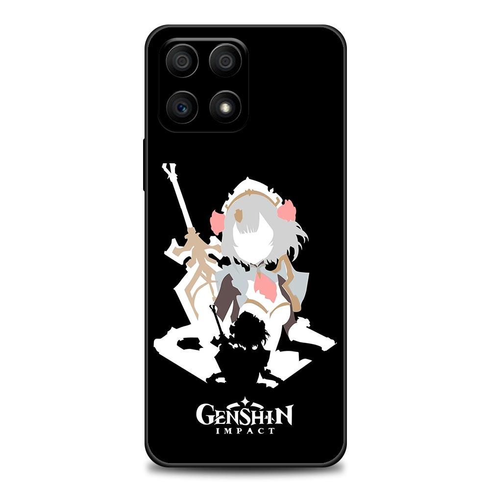 Genshin Impact Anime Spiel Handyhülle Für Honor 50 30 10 Lite 30i 20 20e 9A 9C 9X Pro 8X Nava 8i 9 Y60 Hülle Weiche Silikonhüllen