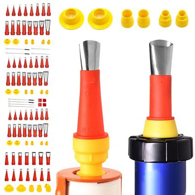 22Pcs Caulking Nozzle Applicator Caulking Tips Set Caulking Nozzle Applicator Finishing Tool for Tile Window Glass Exterior Wall