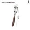 Stainless Steel Spoon With Imitation Wood Grain Handle Home Kitchen Tableware Dinnerware Dinner Dessert Rice Soup Spoons Gadgets