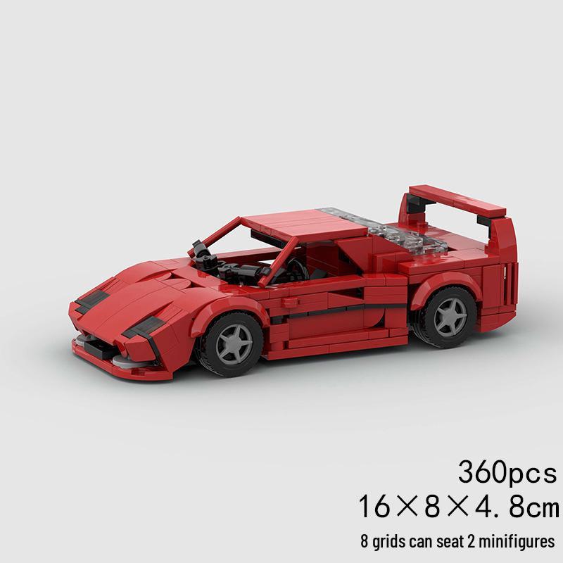 

Popular Racing Sports Car Model MOC - Compatible with Lego Building Blocks for Educational DIY Assembly