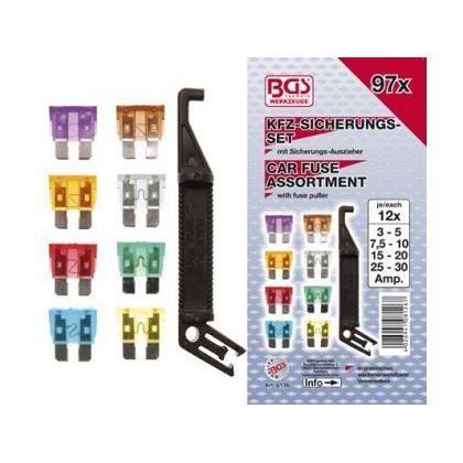 Assortiment de fusibles auto 97 pièces