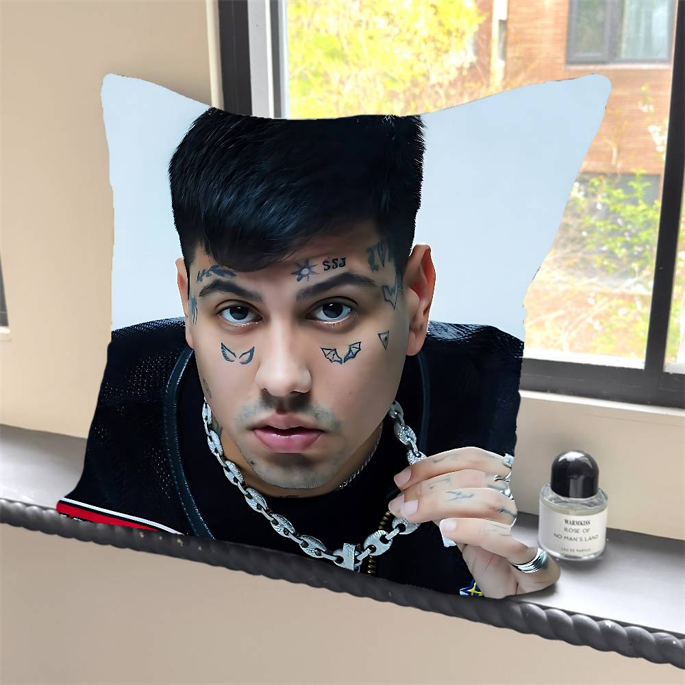 1PC Rapper D-Duki Pillow Case Square  Bedroom Sofa Leisure Comfort Cushion Car Home Decoration
