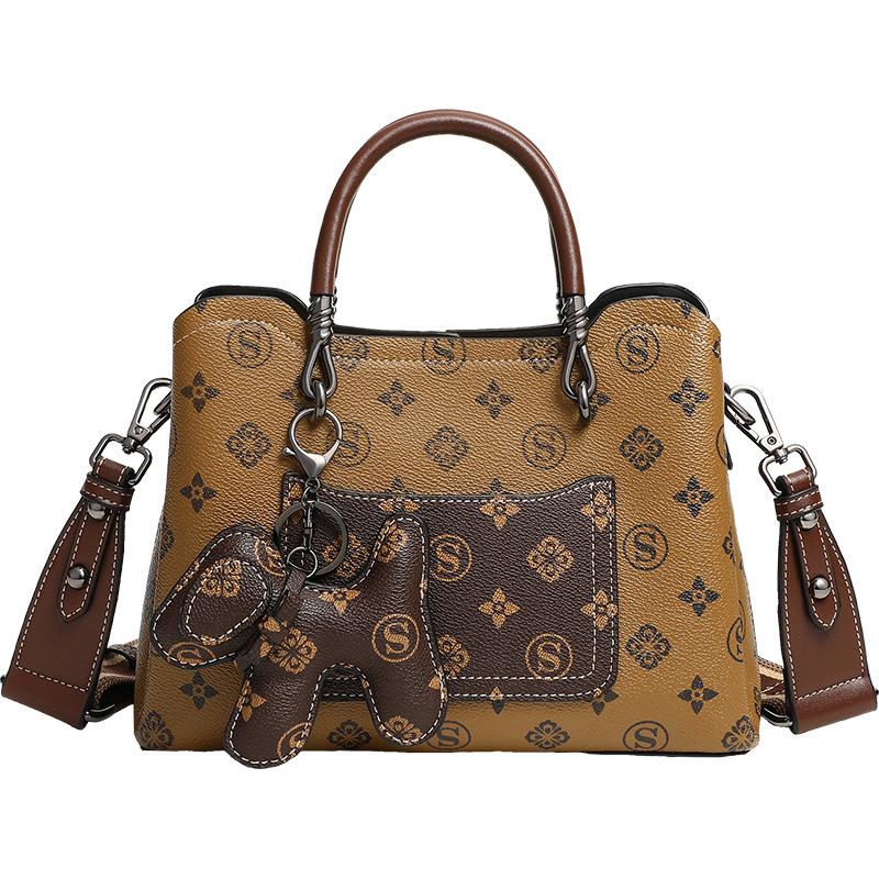 Portable Women's Bag Atmospheric Bag Middle-aged Crossbody Shoulder Bag Gift