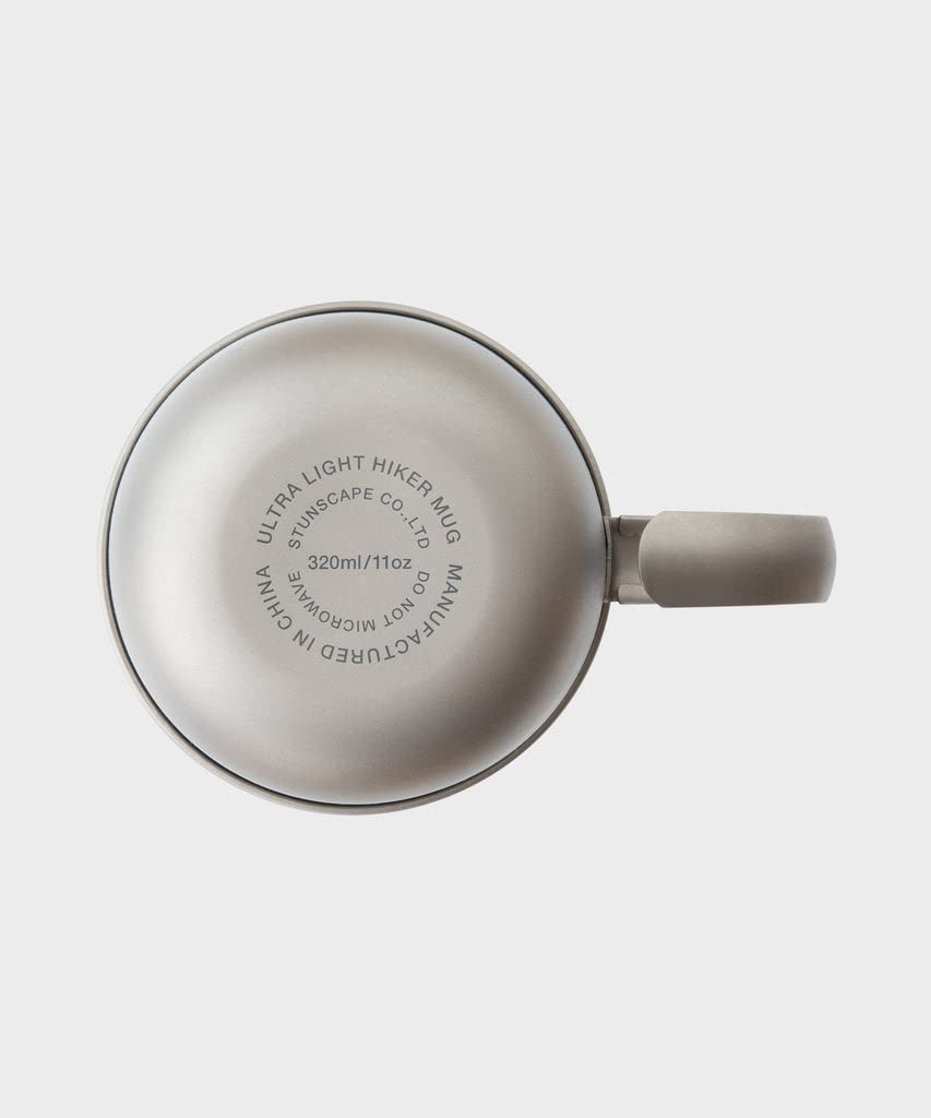 Rivers Ultralight Hiker Silver Mug, 320ml,