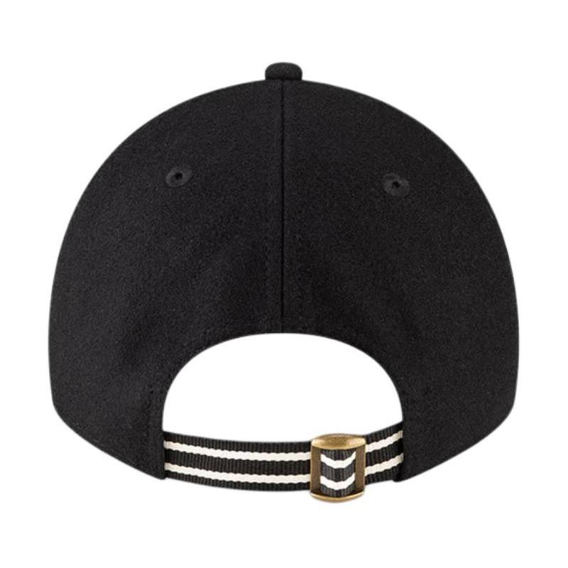 New Era Logo design team logo 9TWENTY A-Frame cotton wool polyester peaked cap men and women same style couple model black 14733983
