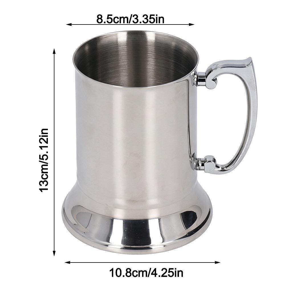Insulated Double Wall Beer Stein Double Wall Insulated Coffee Mug Stainless Steel Beer Mug  Coffee