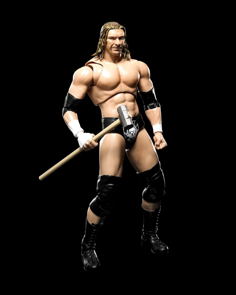 TAMASHII NATIONS WWE Triple H 160mm malovaná pohyblivá figurka S.H.Figuarts (Triple H) Cca. PVC a ABS