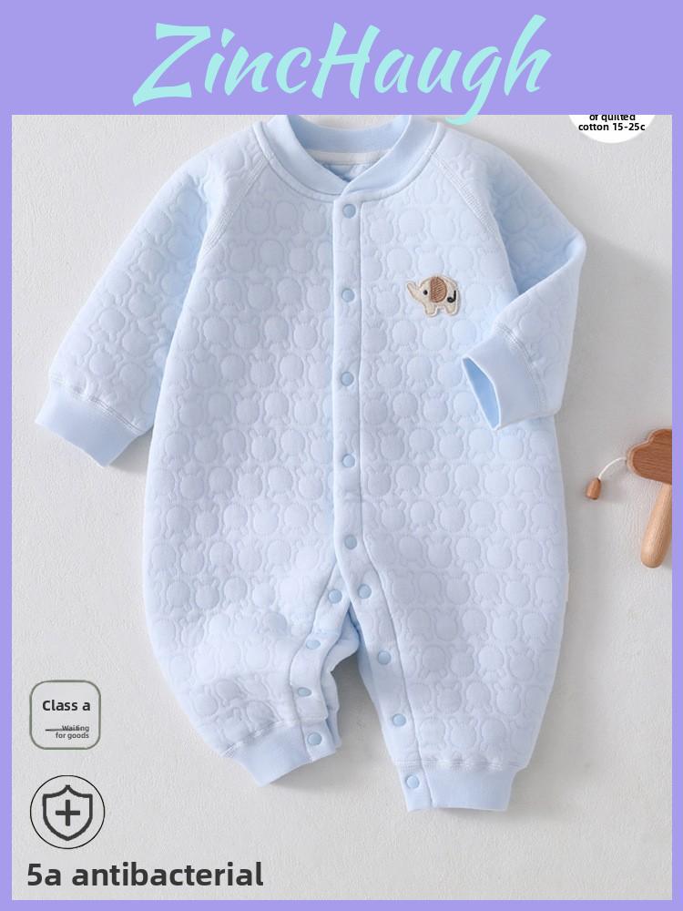 Baby Winter Comforter Onesie With Cotton Thickening For Newborns And Babies