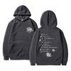 Printed hoodie men's artistic hoodie men's fashion hoodie with rapper Nicki Nicole ALMA World Tour