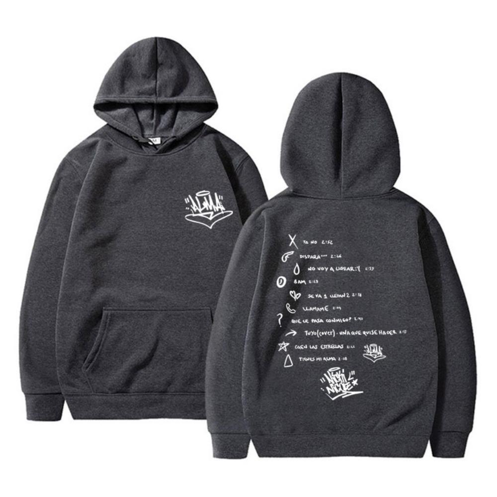 Printed hoodie men's artistic hoodie men's fashion hoodie with rapper Nicki Nicole ALMA World Tour