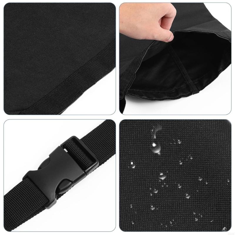 Universals Wheelchair Oxygen Cylinder Holder Bag With Quick Releases Buckles Waterproof Fabric For Safe Transport HX6C