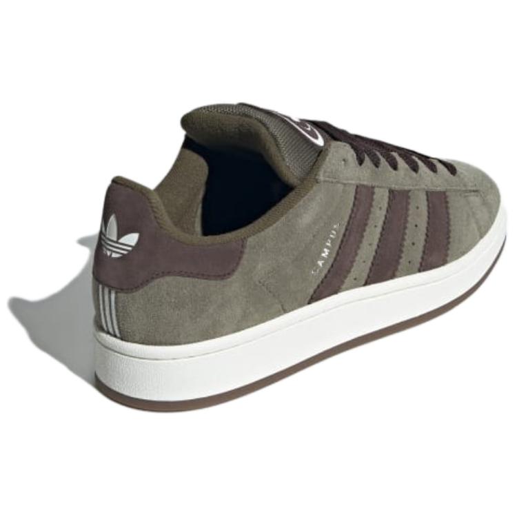 Adidas Campus 00s Olive Strata Dark Brown Men Sneakers Green Cloud-White ID1418
