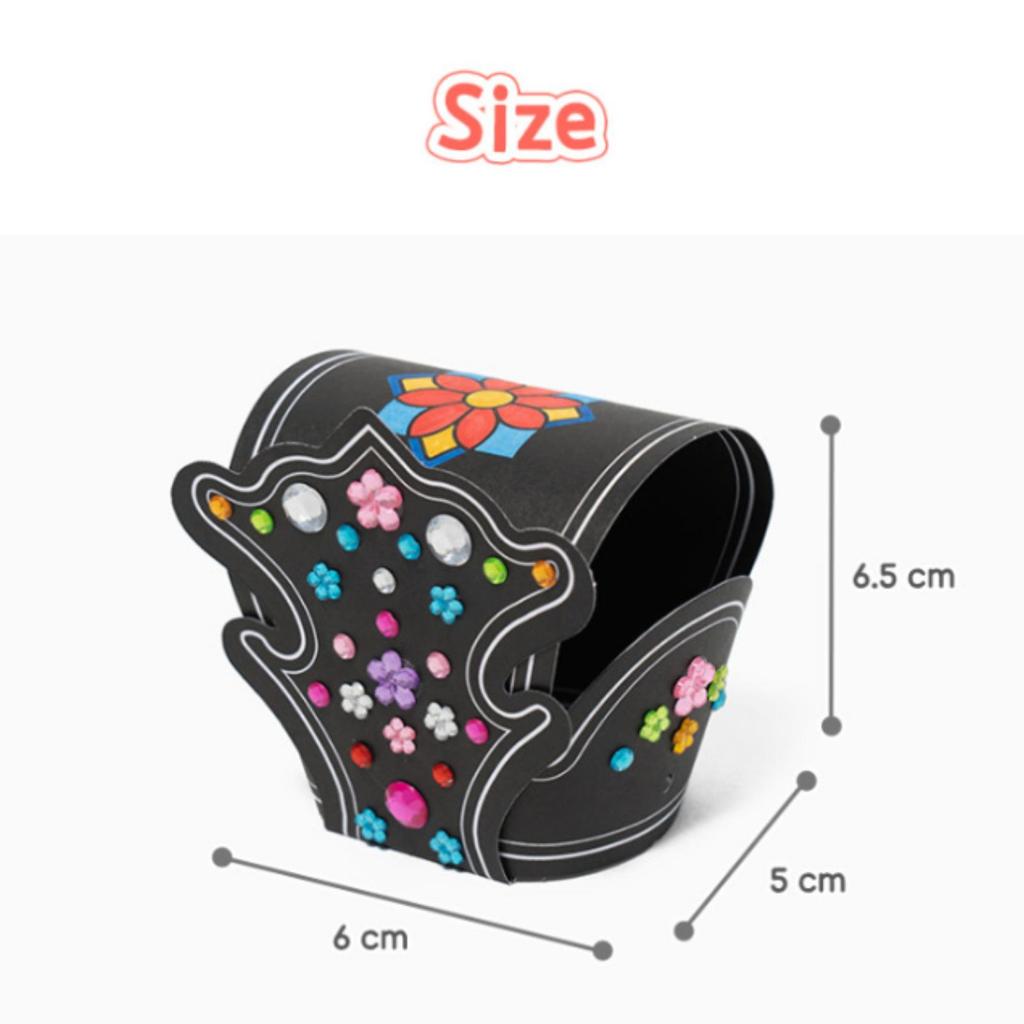 Korean Traditional Headwear DIY Craft Kit Jokduri or Ikseongwan Kids Halloween Party Costume Toy