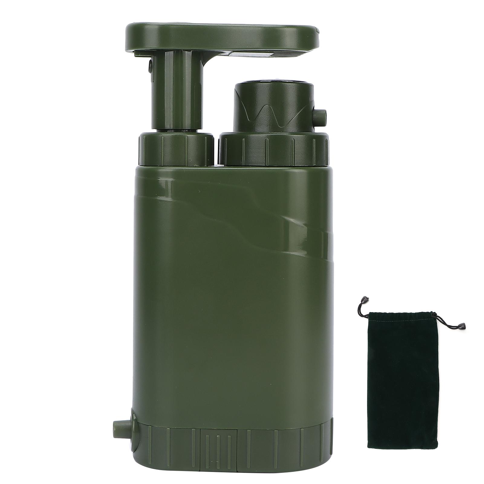 

Портативный насос фильтра для воды Открытый поход Кемпинг Путешествия Аварийный фильтр Аксессуар