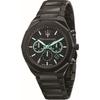 Maserati Stile Black Stainless Steel Strap Men's Quartz Chronograph R8873644001
