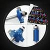 1/4 Inç Ahşap Freze Kesici Shank Yönlendirici Bit Seti 35 ADET Elektrikli Giyotin Kesme KitiTrimming Makinesi Aracı 6.35mm