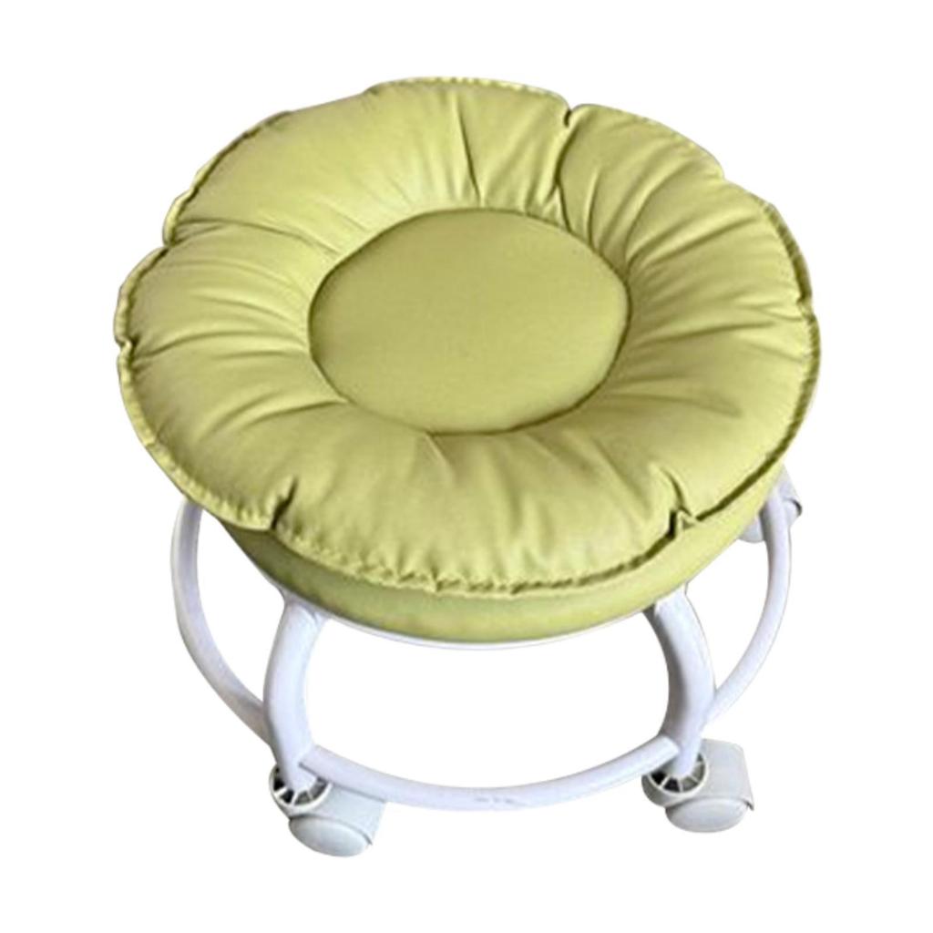 360° Rotating Low Roller Seat Stool Small Kids Women Easy to Move Multiuse Swivel Chair Universal Swivel Casters for Home Salon