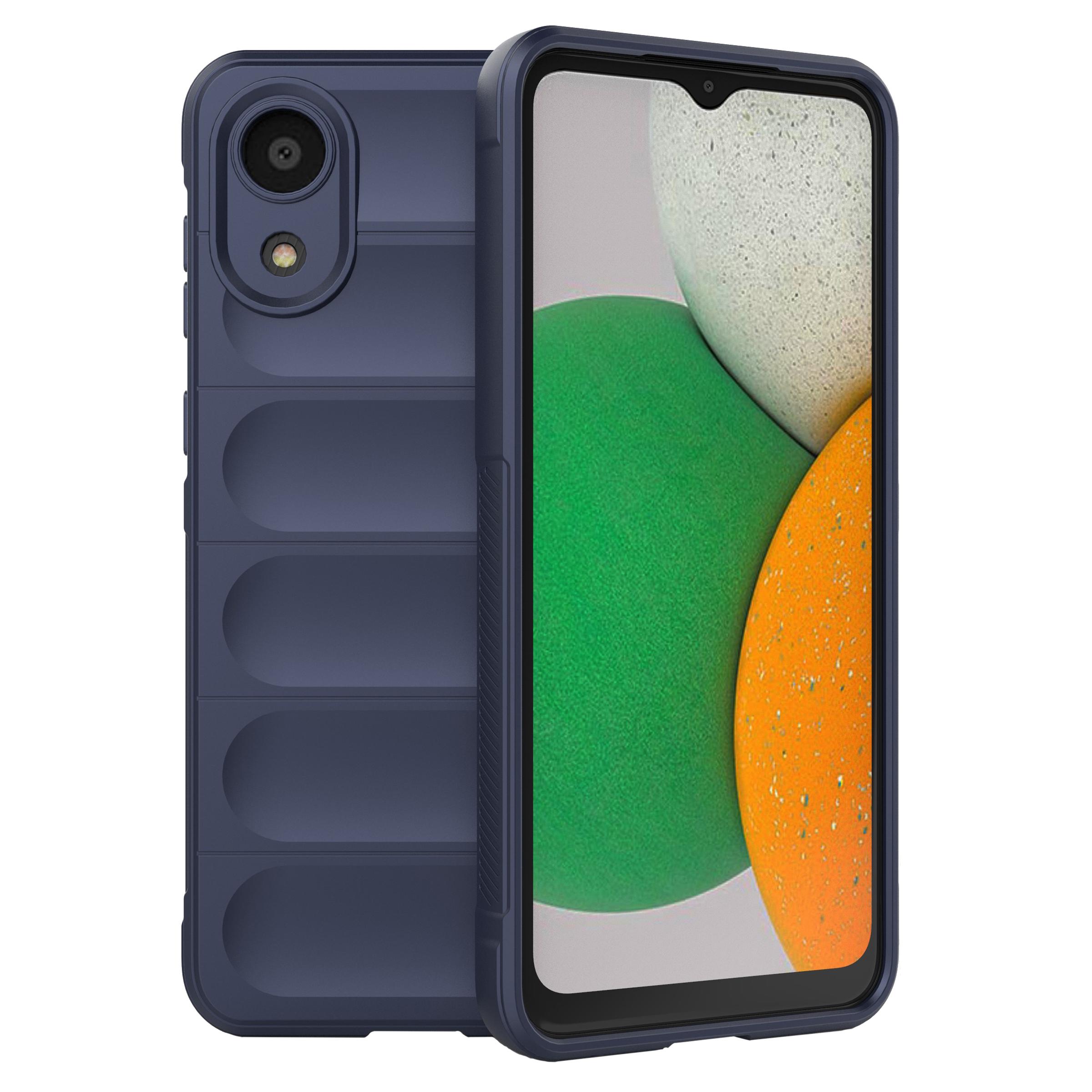 

For Samsung Galaxy A03 Core TPU Back Protector Phone Case Rugged Cell Phone Cover Dark Blue