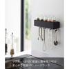 Yamazaki Magnetic Storage Rack Black W24.5xD7.2xH5.3cm Tower 4847