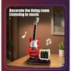 Assembling Guitar Blocks Can Be Connected To Bluetooth Speakers,home Decor,creative Small Particle Assembly Toys