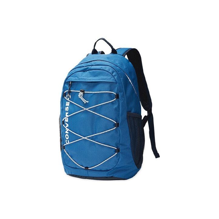 

Converse Casual Travel Polyester Backpack Unisex Backpacks Blue 10017262-A15 Blue