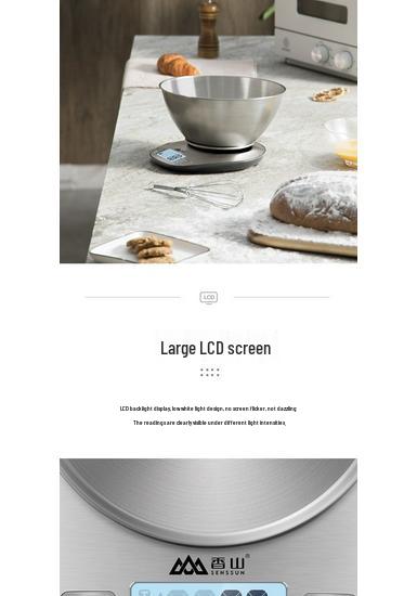 European Kitchen Baking Scale: 0.1g Accuracy Small Electronic Gram Scale