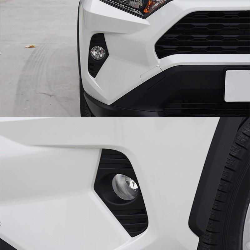 1 Set Front Bumper Fog Light Lamp Assembly Frame Cover Wire Switch Kit Foglight Foglamp Halogen Bulb For Toyota RAV4
