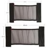 Rete Portaoggetti Rete Elastica per Sedile Posteriore Auto Rete Organizzatrice Universale con Velcro Adesivo Accessori Organizzatori per Bagagliaio Auto