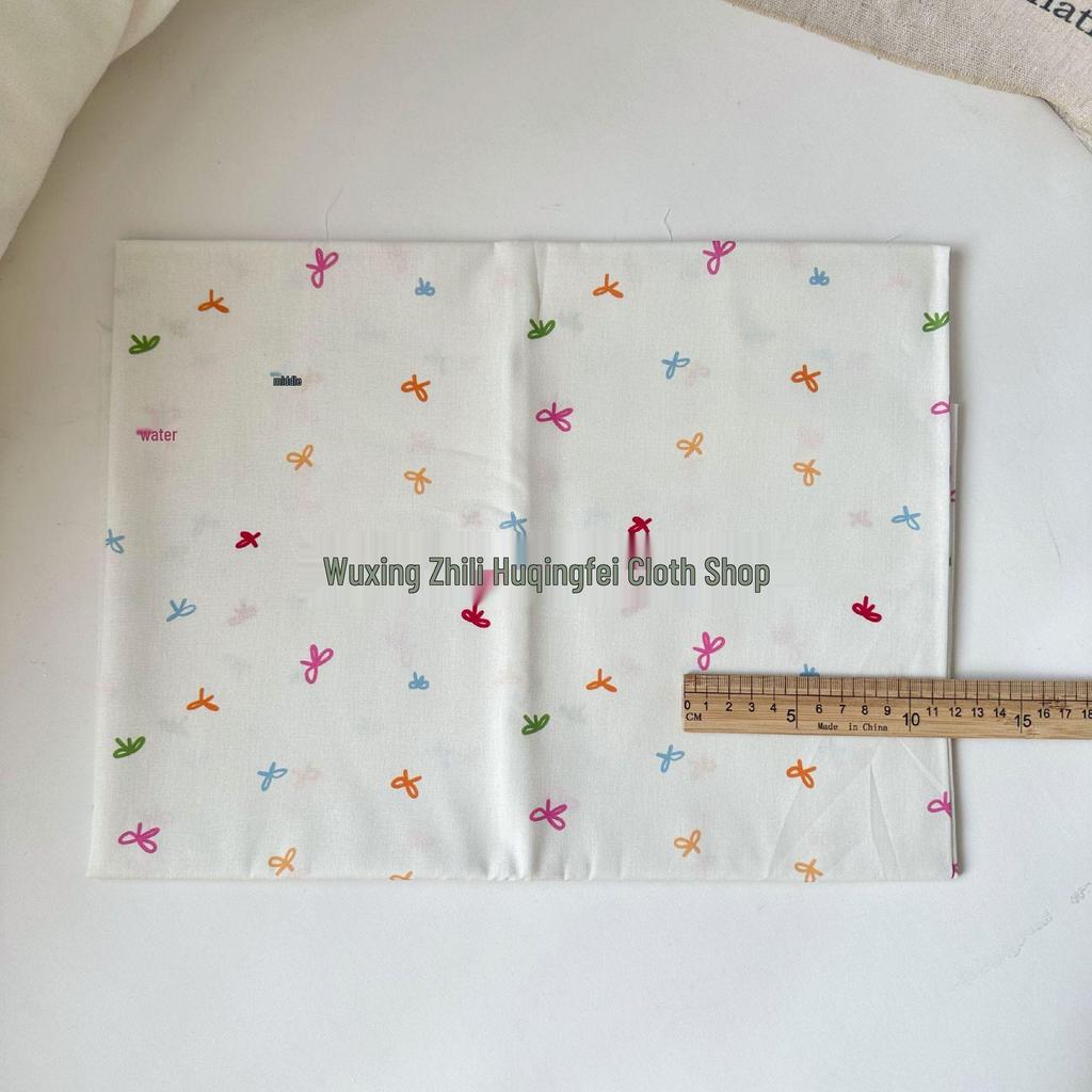 40-Count Cotton Floral Digital Print Fabric for Women's and Children's Clothing, Dresses, Homewear, and Handmade Bags