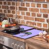 GLASS CUTTING BOARD 2x 30x52 ZEBRA