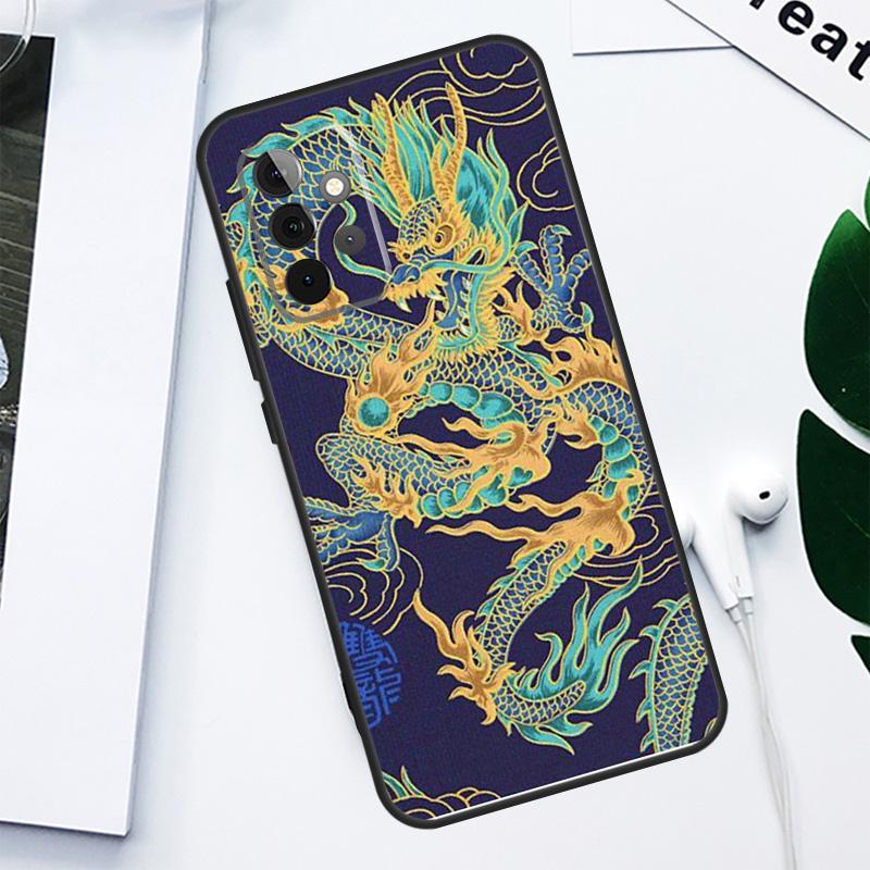 Asian Chinese Dragon For Samsung Galaxy A55 A54 A35 A15 A34 A14 A53 A33 A13 A05 A06 A16 A22 A32 A52 Phone Case