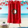 Feyenoord Print Strandtuch, Großes Weiches Schnelltrocknendes Handtuch für Strand Camping Schwimmen
