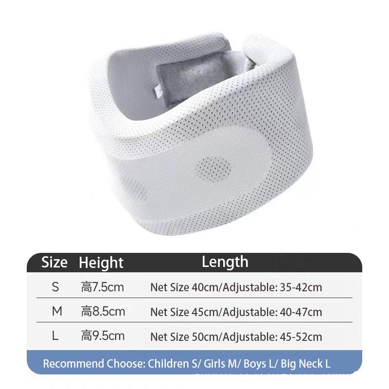 Soft Neck Supports Adjustable Foam Neck Braces Relieves Spine Pressure Neck Brace for Travel Home School Office Sleep