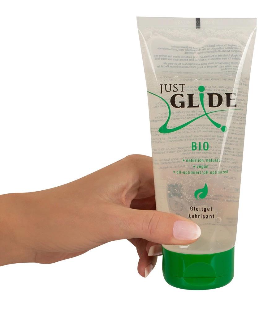 Just Glide Bio - Organic Water-Based Moisturizing Lubricant 200 Ml