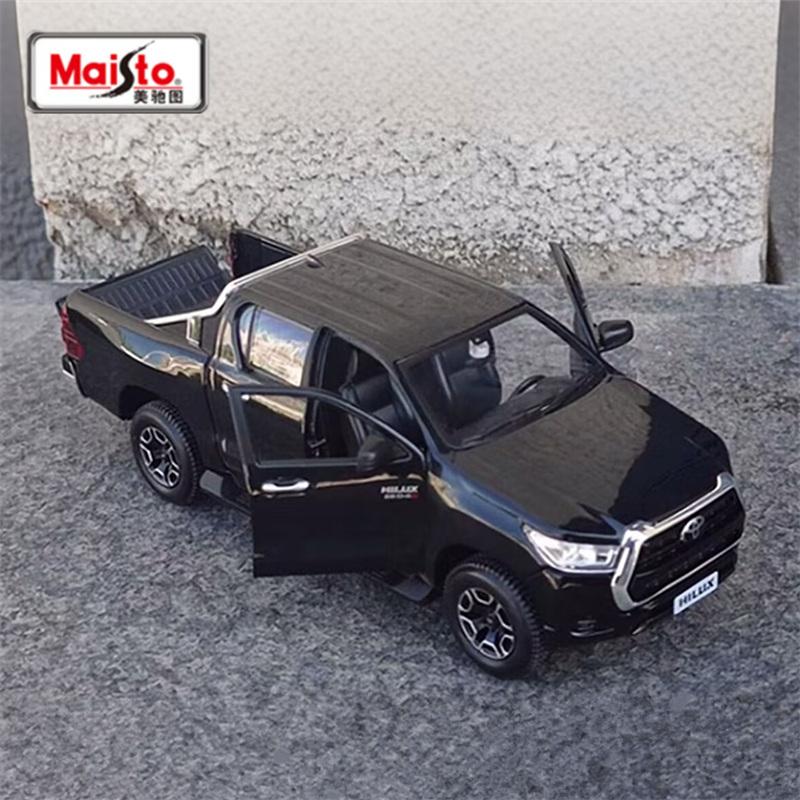 

Maisto 1:27 TOYOTA Hilux Alloy Pickup Car Model Diecasts Metal Off-road Vehicles Car Model High Simulation Collection Kids Gifts