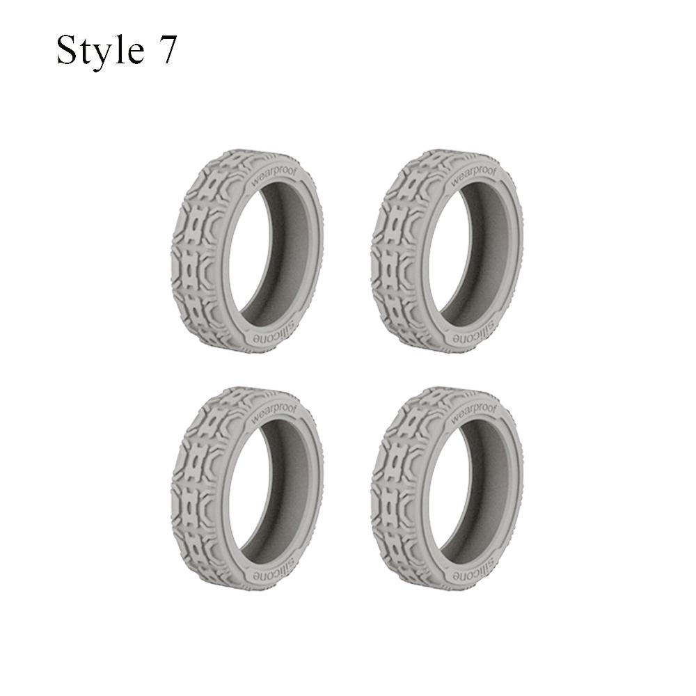 4PCS Premium Silicone Luggage Wheels Protector Covers Silent Shock-Proof Suitcase Wheels Cover Durable Trolley Box Casters Cover
