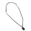 Natural Black Tourmaline Stone Necklace  Black Tourmaline Pendant