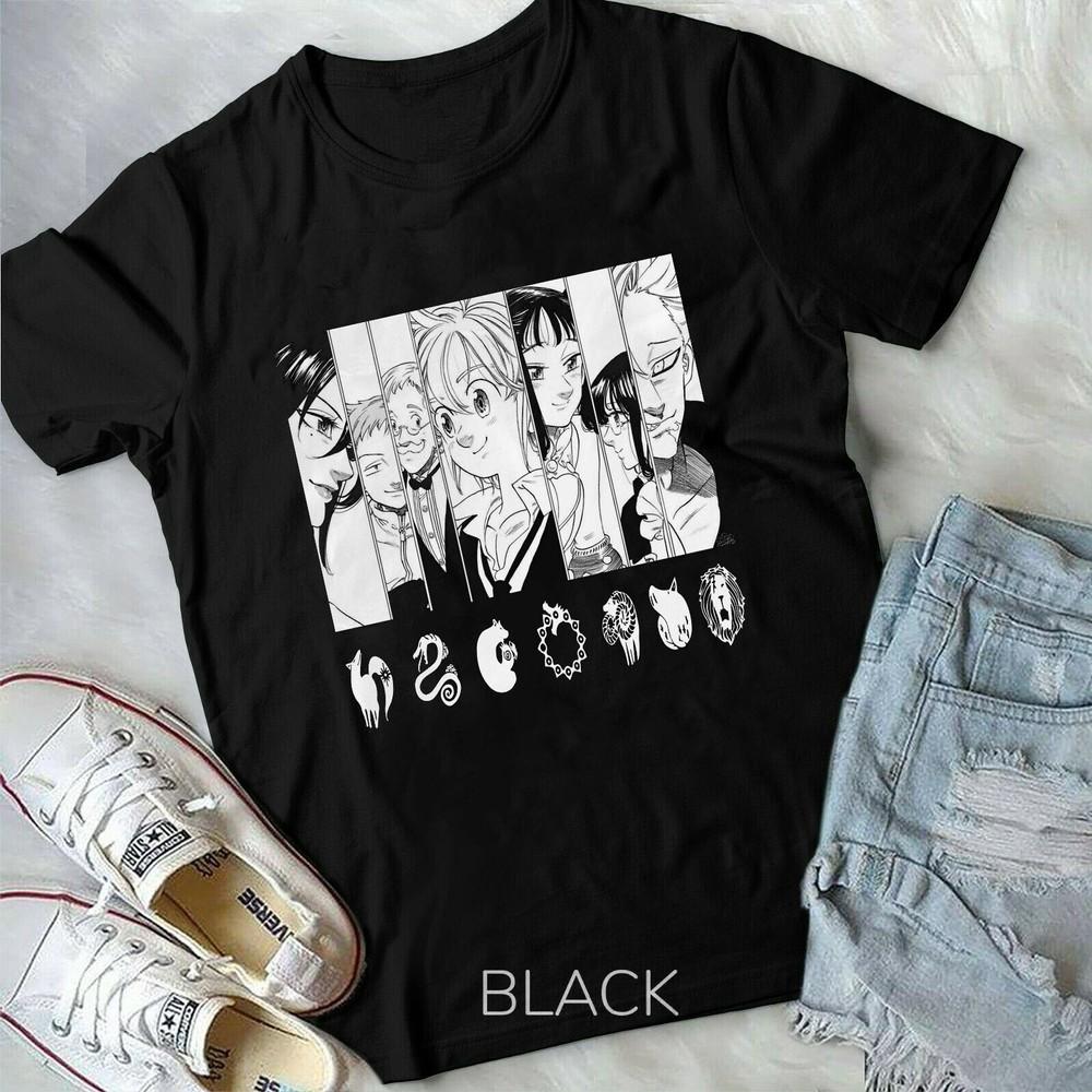 

Nanatsu no Taizai,The Seven Deadly Sins,Meliodas, Ban,Escanor,ne w Unisex T-shirt 2XL