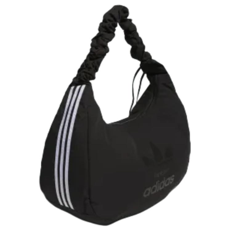 adidas Borsa a Nuvola con Logo Trefoil Originals Borsa a Spalla Unisex Nera JP0146