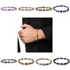 Square Natural Amethyst Bead Bracelet Womens Simple Fashion Bracelet Charm