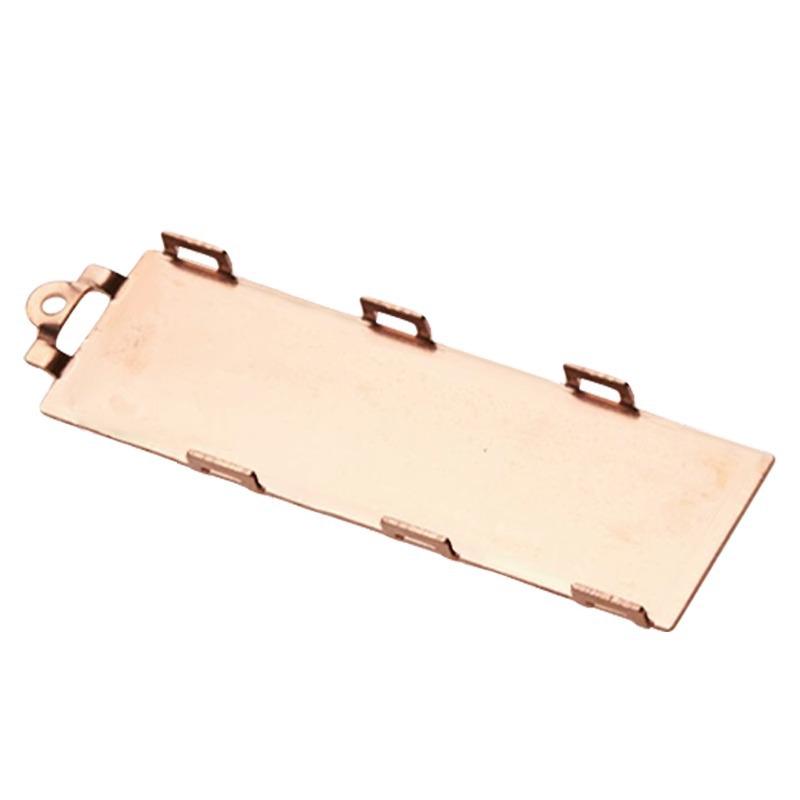 M2 SSD Heat Sink Vest - Pure Copper 2280 Radiator for NVMe (Purple Copper)