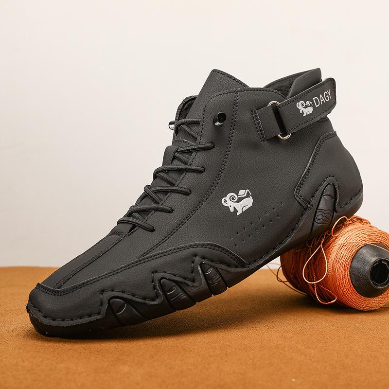 Мужская обувь Rams, высокие туфли, мужская повседневная обувь, мужские ботинки, большой размер 36-51 36 чёрный