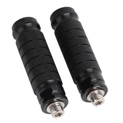 2 stuks Motorfiets Achtervoetsteunen Universeel M8 Antislip Voetsteun Pinnen Pedalen
