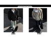 Men's American Retro Lambswool Coat - Winter Hooded Fur Cardigan with Velvet Lining